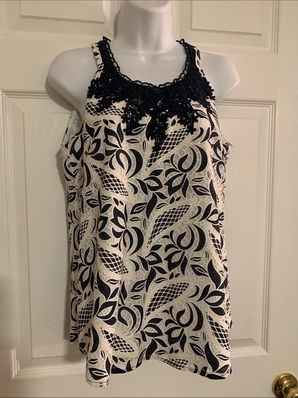 Jade by Melody Tam Lace Tank Top